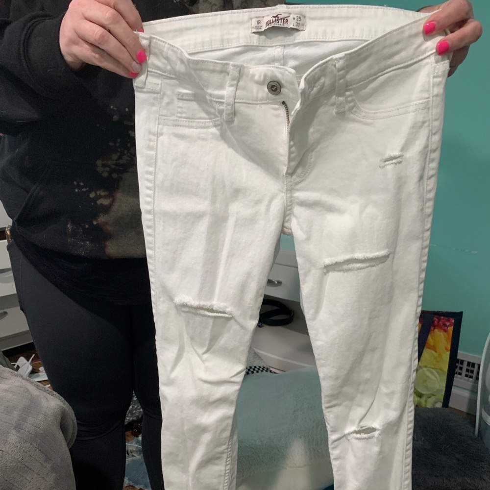 white jeans